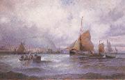 william a.thornbery Shipping off Scarborough (mk37) china oil painting reproduction